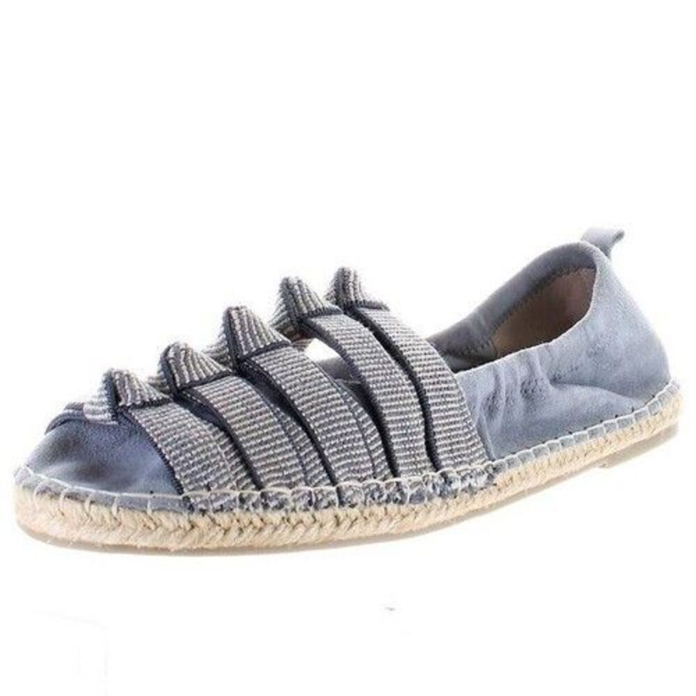 Cecelia New York Candice Blue Jeans Slip On Casual Loafers Women's Size 8.5 NIB